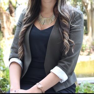Express Olive green blazer